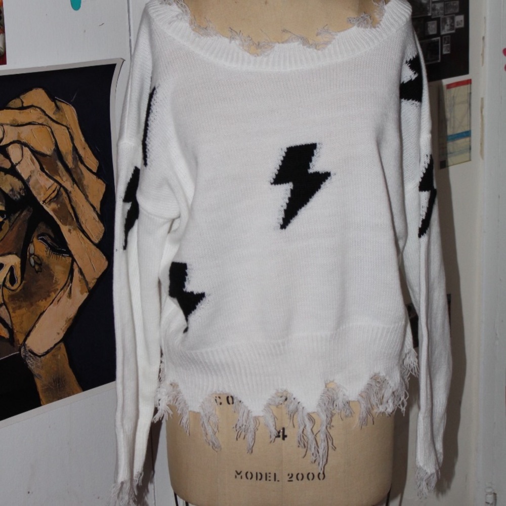White sweater